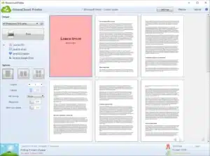 select the pages you really want to print with this dialog of GreenCloud printer driver
